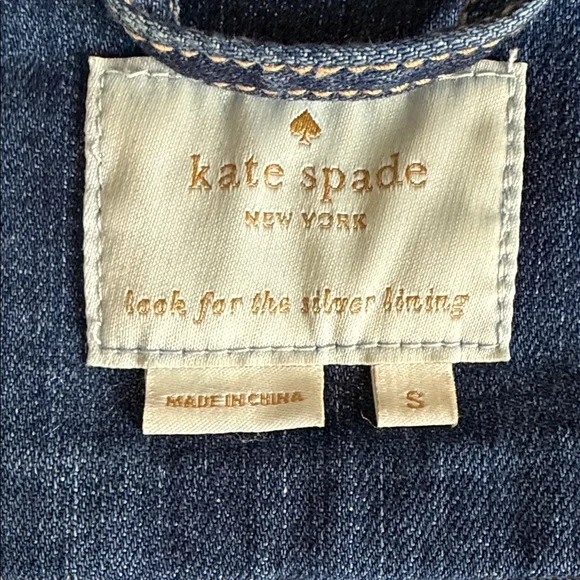 Kate Spade Dark Blue Jean Jacket - Picture 7 of 8